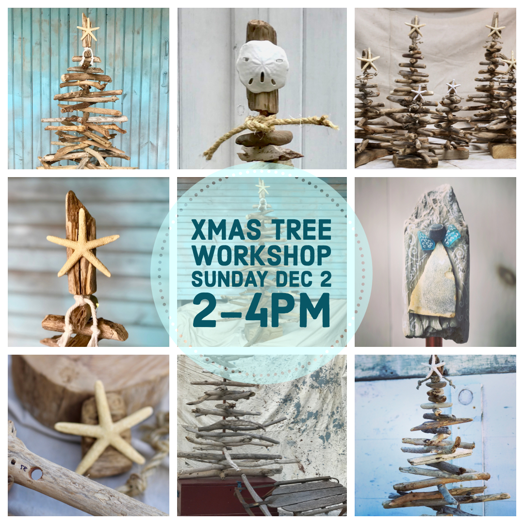 Dec 2 – Driftwood Xmas Tree Workshop