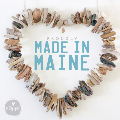 Made In Maine Driftwood Heart